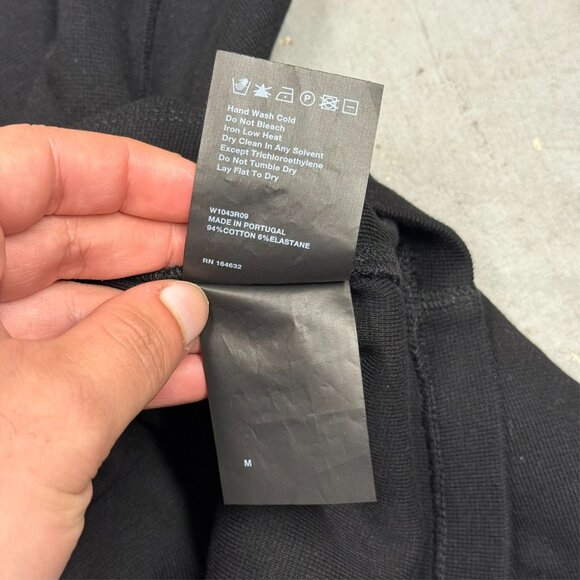 WARDROBE.NYC Cropped Sweatshirt Black Cotton Medium - Picture 7 of 7